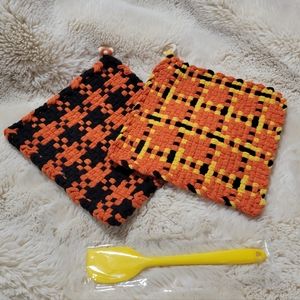 Handmade Potholders with Spatula